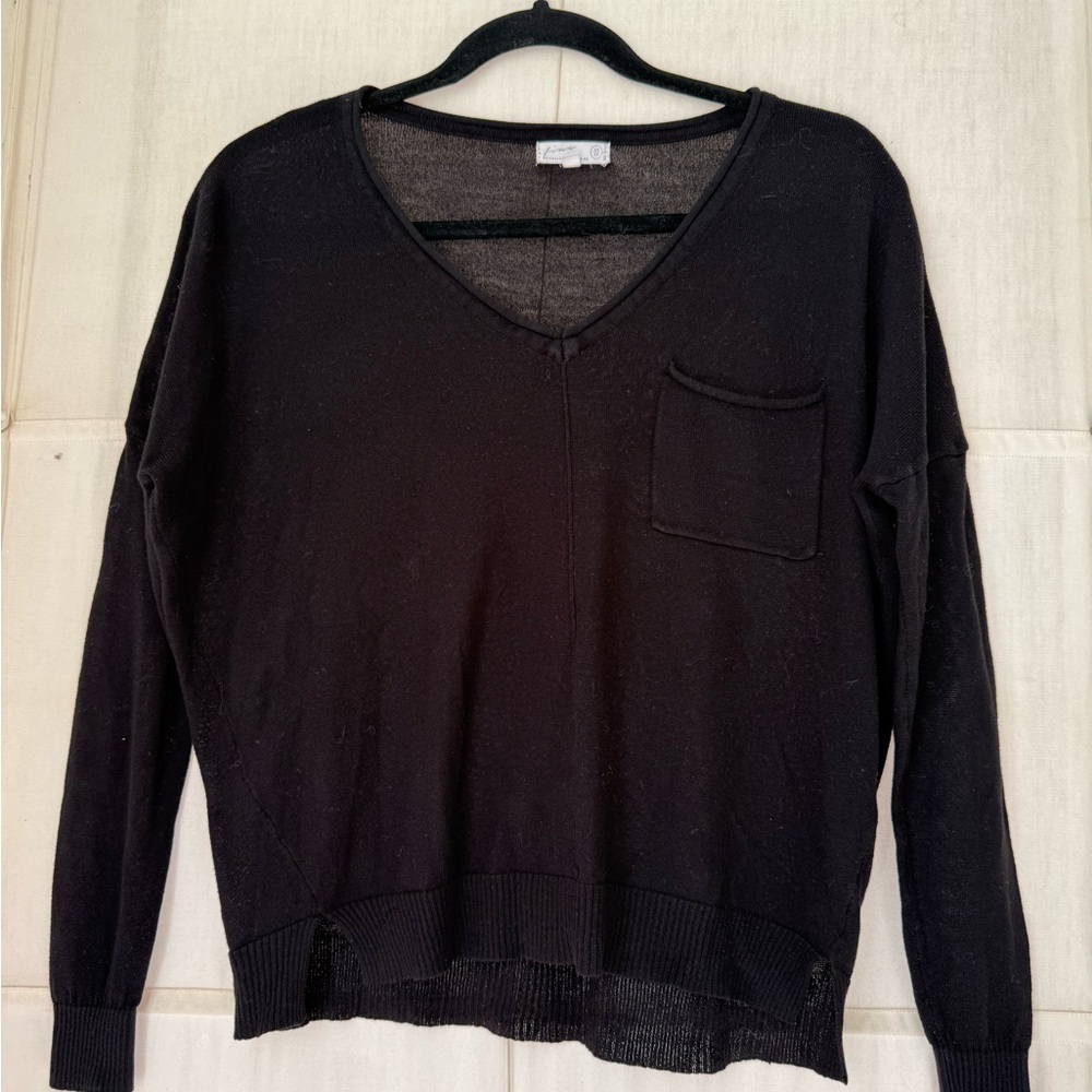 Women's Cotton On Black V-Neck Sweater